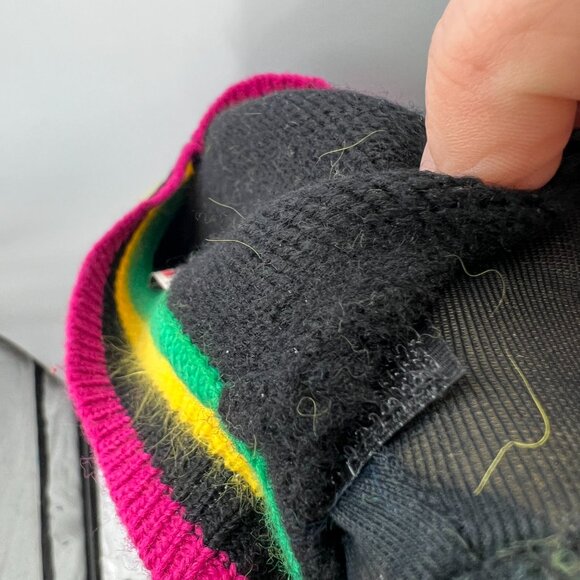 Vintage Hauber 80s 90s sweater virgin wool angora sequin Memphis design y2k 16 - Picture 13 of 13